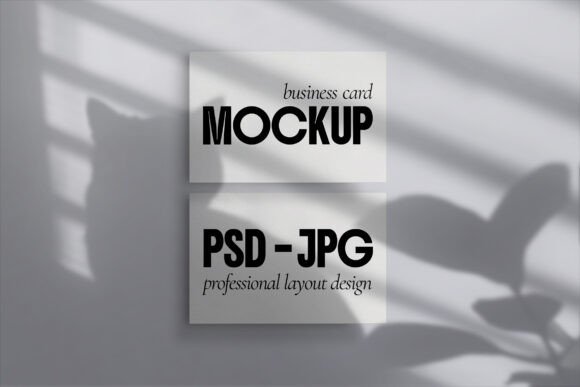 Artistic Modern Business Card Mockup: Elevating Brand Identity with Style