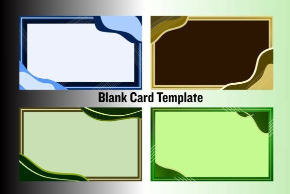 Blank Card Frame Template