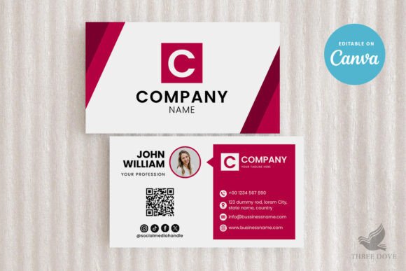 Dark Color Business Card Template: A Modern and Professional Choice