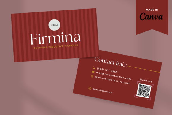 Elegant Business Card Template for Card