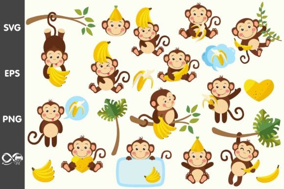 h1>Cute Monkey and Banana Vector Bundle: A Strategic Asset for Creative Projects