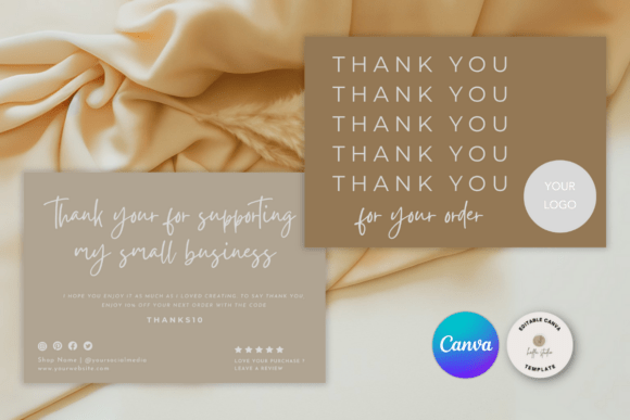 INDIE Small Business Thank You Card