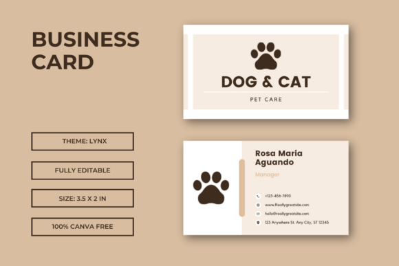 Lynx Business Card Template: A Modern Solution for Professional Branding