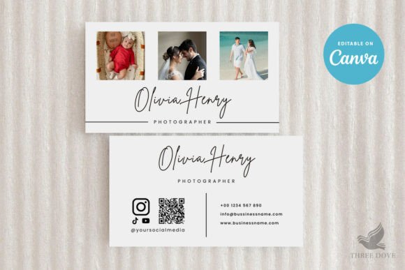 Photo Business Card Template - 01