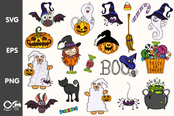 Spooky Cute Halloween Vector Bundle: A Creative Resource for All