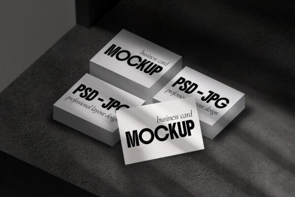 Urban Modern Business Card Mockup
